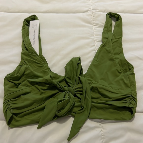Riot Swim Pico Top, Matcha, size small - Picture 4 of 5